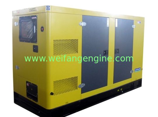 64kw/80kva DCEC Diesel Generator Set with 50°C Max Radiator and noise lower than 75dB  low noise diesel generator