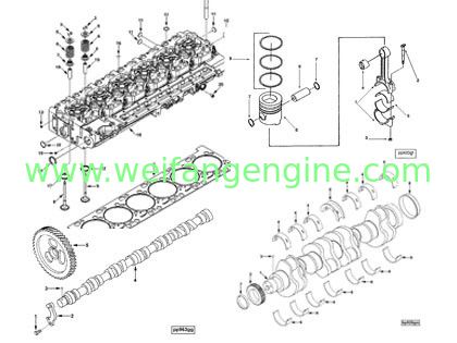 DCEC 6CT,6CTA,6CTAA series diesel engine spare parts
