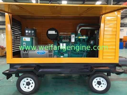 Hot sale Weichai 240KW/300KVA trailer diesel generating set powered by Weichai engine WP10D320E200