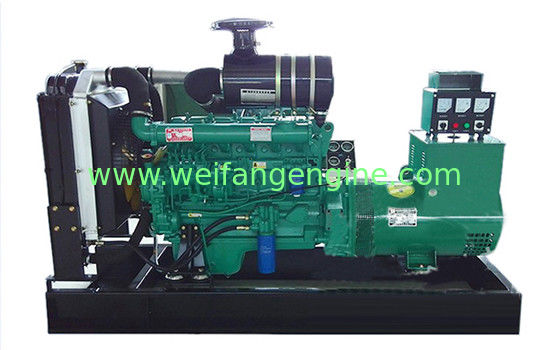 100KW 125KVA Standby Diesel Generator Set Powered By Weifang Diesel Engine R6105IZLD In Red