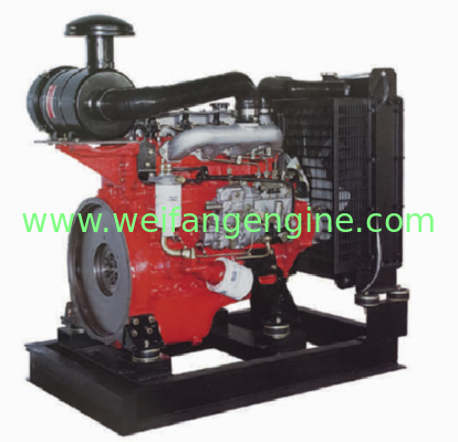 3000rpm 4BD1-G1 Diesel Engine 72KW Power For Fire Fighting Pump In Red